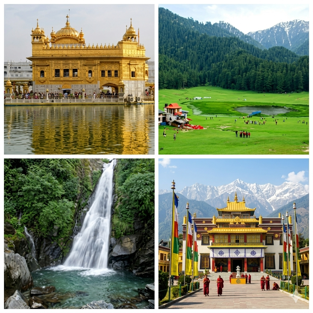 Amritsar Dalhousie Dharamshala